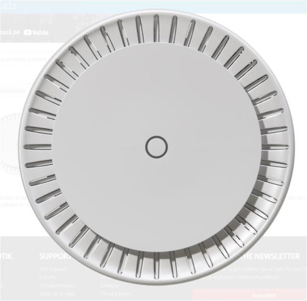 Access point Mikrotik cAP ax, Gigabit, PoE, Dual-band, WiFi 6