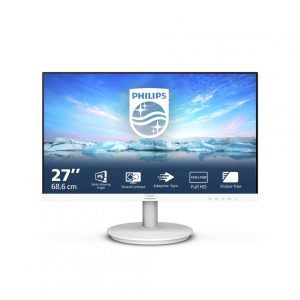 Monitor Consumer Philips 271V8AW/00, 27", 1920 x 1080 pixeli, White,