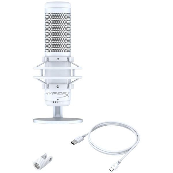 Microfon HyperX QuadCast S, tip Condenser, USB, LED backlight