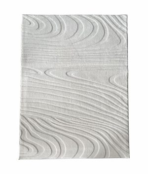 Covor, model in relief,Wave,160x230 Crem