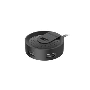 Hub USB A4TECH HUB-20, USB-A, 4 porturi, Negru
