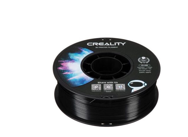 CREALITY CR-ABS 3D Printer Filament, Black, temperatura printare: 220-260, Diametru
