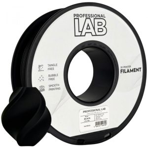 PROF. LAB 3D FILAMENT 1KG PLA+ BLACK, Diametru: 1.75mm, Greutate:
