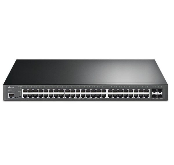"JetStream™ 48-Port Gigabit and 4-Port 10GE SFP+ L2+ Managed Switch