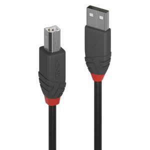 Cablu transfer Lindy LY-36673, USB 2.0 Type A to B,