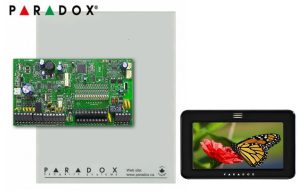 Centrala Paradox SP5500+; 5 intrări de zonă sau 10 cu