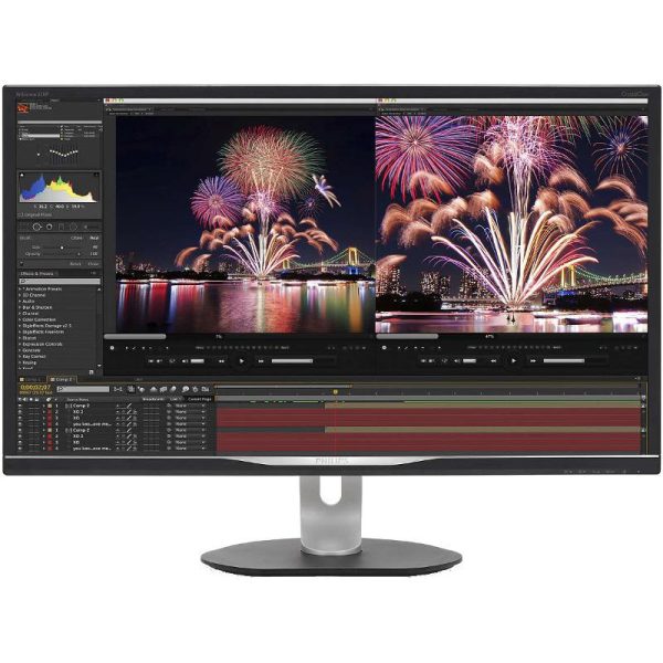 Monitor Consumer Philips 328P6AUBREB/00, 31.5", 2560 x 1440 pixeli, Black,