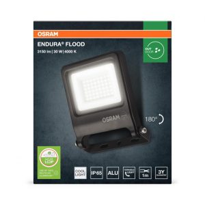 Proiector LED OSRAM ENDURA FLOOD, 30W, 220-240V, 2700 lm, lumina