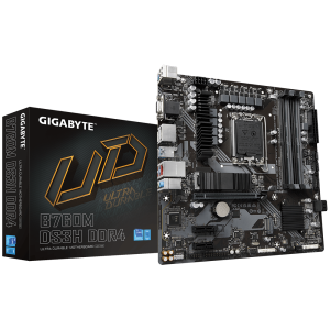 Placa de baza Gigabyte B760M DS3H, Socket 1700, DDR4, Micro-ATX
