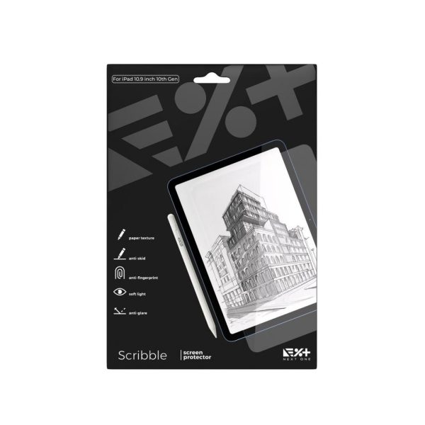 NEXT ONE Scribble Screen Protector for iPad 10.9" 2022 paper