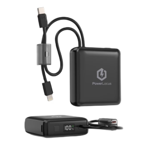 Baterie externa PowerLocus 10000mAh, capacitate: 10.000 mAh/3,85 V/38,5 Wh, tip