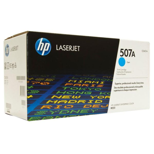 Toner HP 507A, Cyan