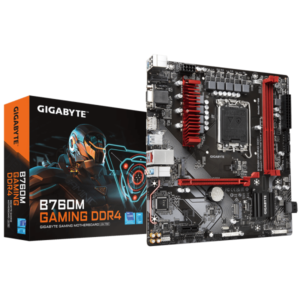 Placa de baza Gigabyte B760M GAMING, Socket 1700, DDR4, Micro-ATX