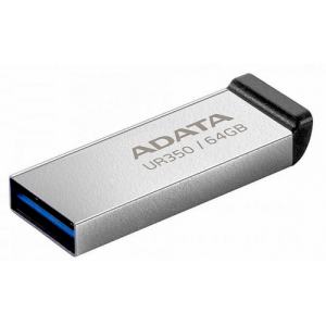 Memorie USB ADATA UR350 64 GB, USB 3.2, Argintiu