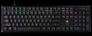Tastatura Mecanica Gaming CORSAIR K70 CORE TKL, RGB, USB, negru