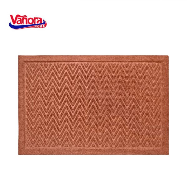 COVORAS INTRARE 40X60 CM TEXTIL+CAUCIUC, CLASSIC MARO