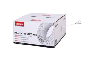 Cablu UTP CAT5E 305m, Alimentare PoE: maxim 160m, Manta exterioară