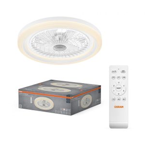 Plafoniera LED CCT cu ventilator Osram Solano cu Telecomanda, 43W,