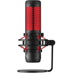 Microfon HP HyperX QuadCast, tip Condenser, USB, LED backlight