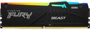 Memorie RAM Kingston FURY Beast RGB, 8GB DDR5, 6000MHz, CL30
