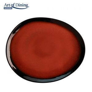 SET 4X FARFURIE OVALA CERAMICA 28 CM, VULCANO, ART OF