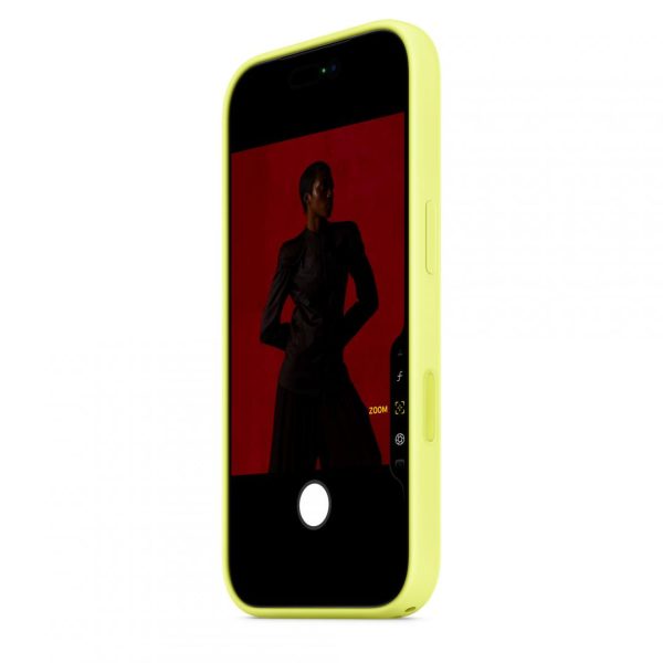 iPhone 17/18 Pro Silicone Case with MagSafe - Neon Yellow