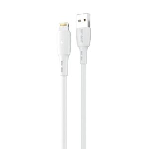 Cablu Wind Lemontti USB-A la tip Lightning, lungime 0.5m, alb
