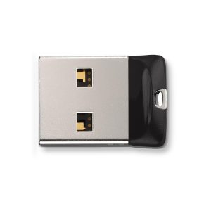 Memorie USB SanDisk Cruzer Fit 16 GB, USB 2.0, Negru