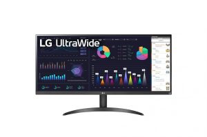 Monitor Consumer LG 34WQ500-B, 34", 2560 x 1080 pixeli, Black,