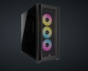 Carcasa Corsair iCUE 5000D RGB Airflow, RGB, Mid Tower, Black
