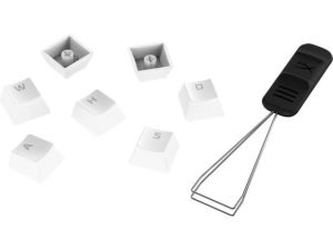 HP Gaming Keycaps Full set, HyperX Pudding, US Layout, White