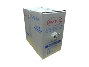 Cablu UTP categoria 5e full cupru EMT-UTP5E24AWG  / Emtex -