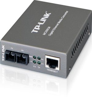 "Omada 10/100/1000 Mbps RJ45 to 1000 Mbps Multi-mode SC Fiber