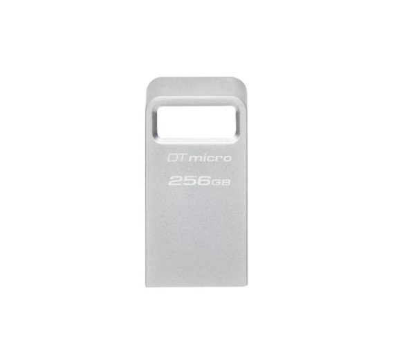 Memorie USB Kingston DataTraveler Micro 256GB, USB 3.2, Argintiu
