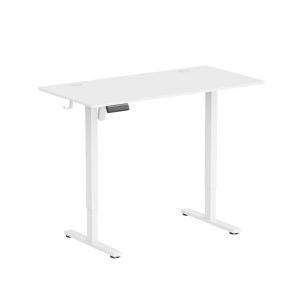 Birou Ascend cu reglare inaltime electric, alb, 1200x600x730~1180 mm, Capacitate