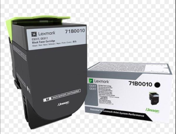 Toner Lexmark 71B0010, Black