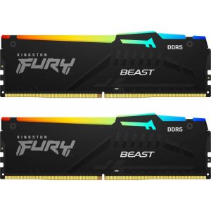 Memorie RAM Kingston FURY Beast RGB, 32GB DDR5, 5600MHz, CL40