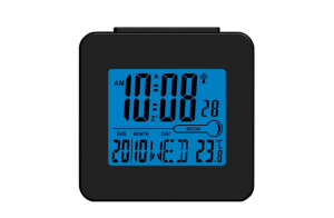 Radio Denver REC-34 BLACK, calendar, functie alarma, funcite snooze, termometru