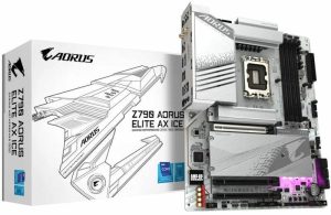 Placa de baza Gigabyte Z790 AORUS ELITE AX ICE, Socket