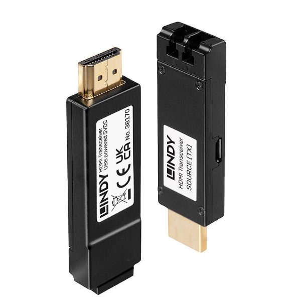 Extender Lindy fibra optica, distanta maxima 300m, latime de banda