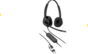 Casti Head-band HP Mission 425, Wired, noise-canceling, negru