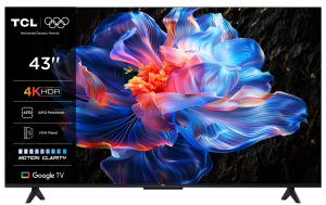 Televizor TCL LED 43P6K, 108 cm, Smart Google TV, 4K,