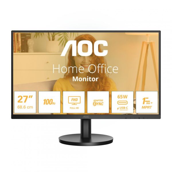 Monitor Consumer AOC 27B3CA2, 27", 1920 x 1080 pixeli, Black,