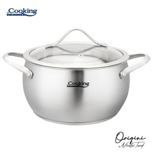 SEMIOALA INOX+CAPAC 18X10 CM, 2.5L, NICOLAI TAND, ORIGINI, COOKING BY