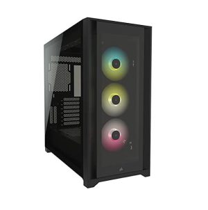 Carcasa Corsair iCUE 5000X RGB, RGB, Mid Tower, Black