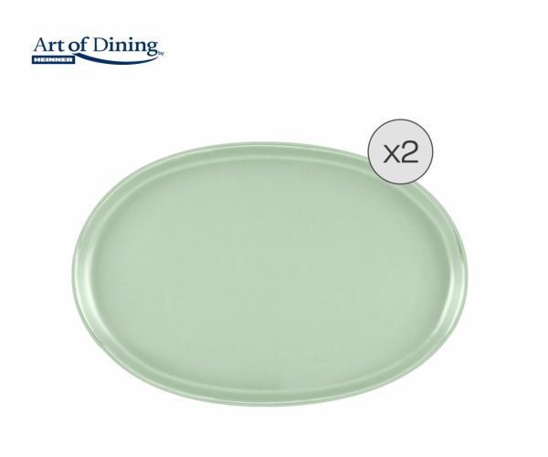 SET 2 PLATOURI CERAMICA 30x20 CM, YVONNE, ART OF DINING