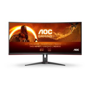 Monitor Gaming AOC CU34G2XE/BK, 34", 3440 x 1440 pixeli, Black,