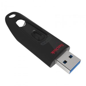 Memorie USB SanDisk Ultra 64 GB, USB 3.0, Negru