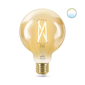 Bec LED inteligent vintage (decorativ) WiZ Connected Filament Gold G95