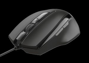 Mouse Trust Voca Comfort Mouse, 2400 dpi, negru